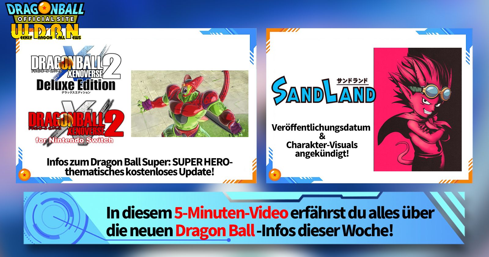 [27. März] Weekly Dragon Ball News !