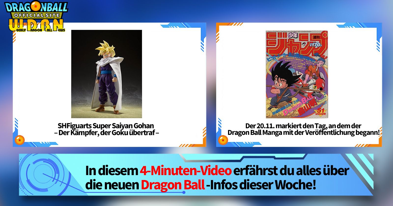 [20. November] Weekly Dragon Ball News !