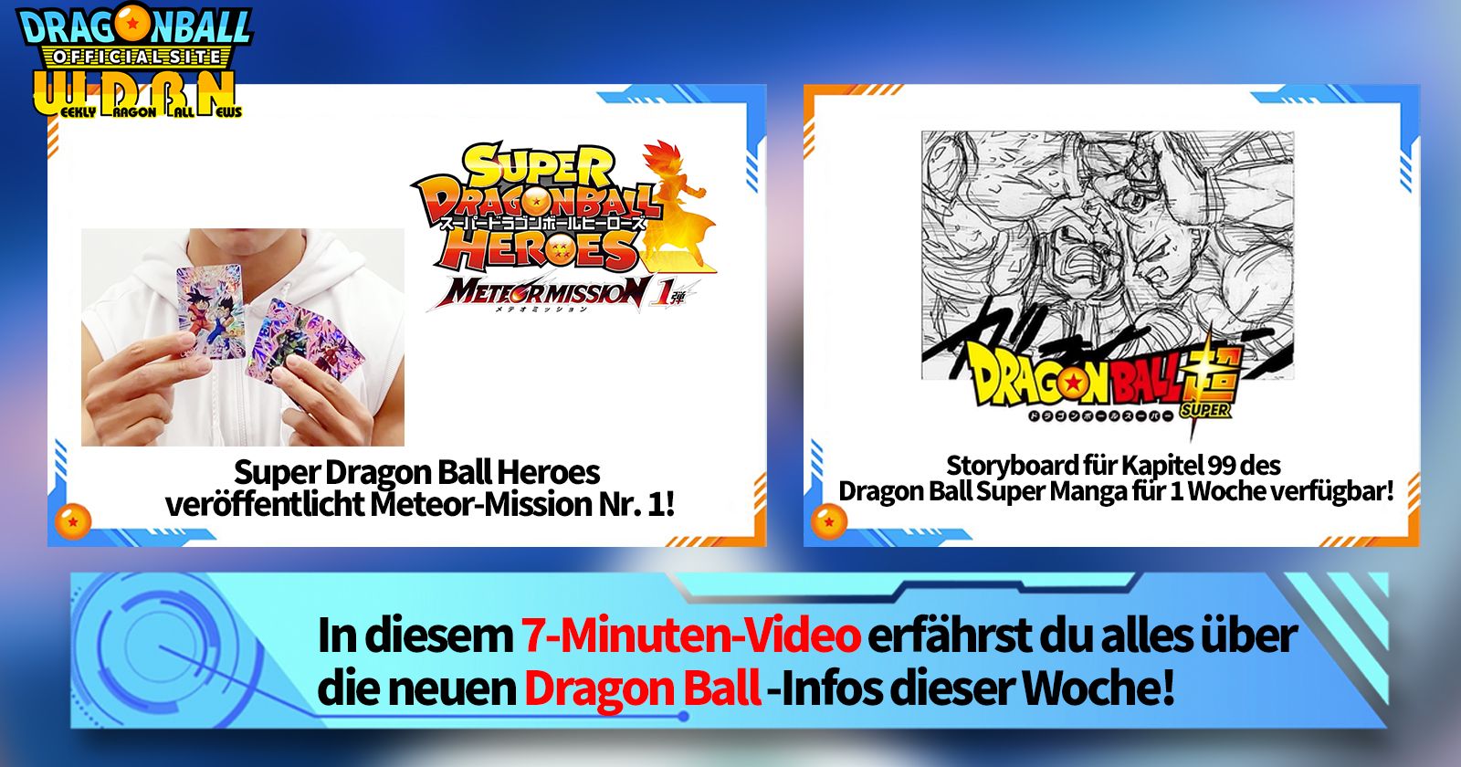[13. November] Weekly Dragon Ball News !