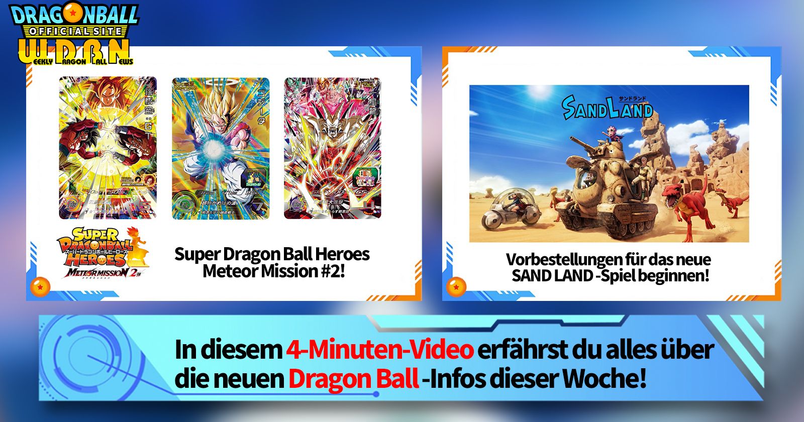 [15. Januar] Weekly Dragon Ball News !