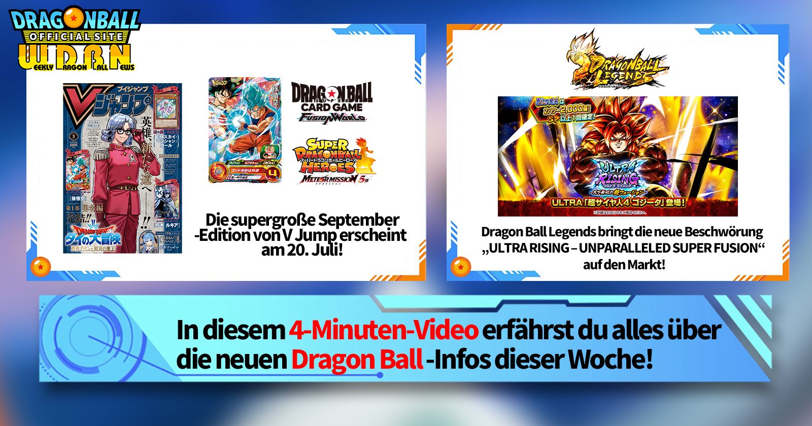 [15. Juli] Weekly Dragon Ball News !