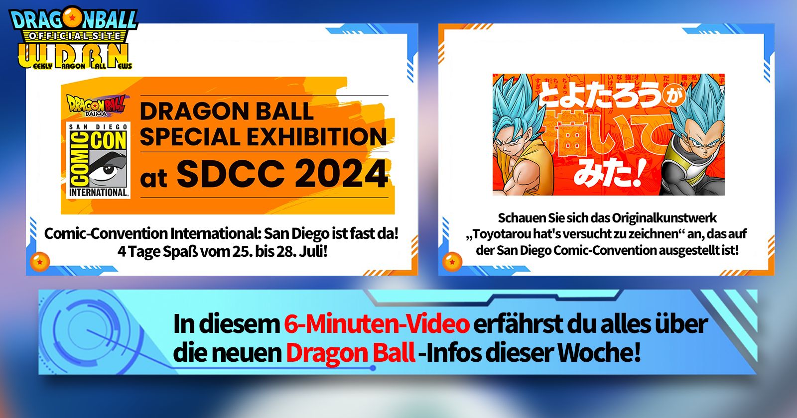 [22. Juli] Weekly Dragon Ball News !