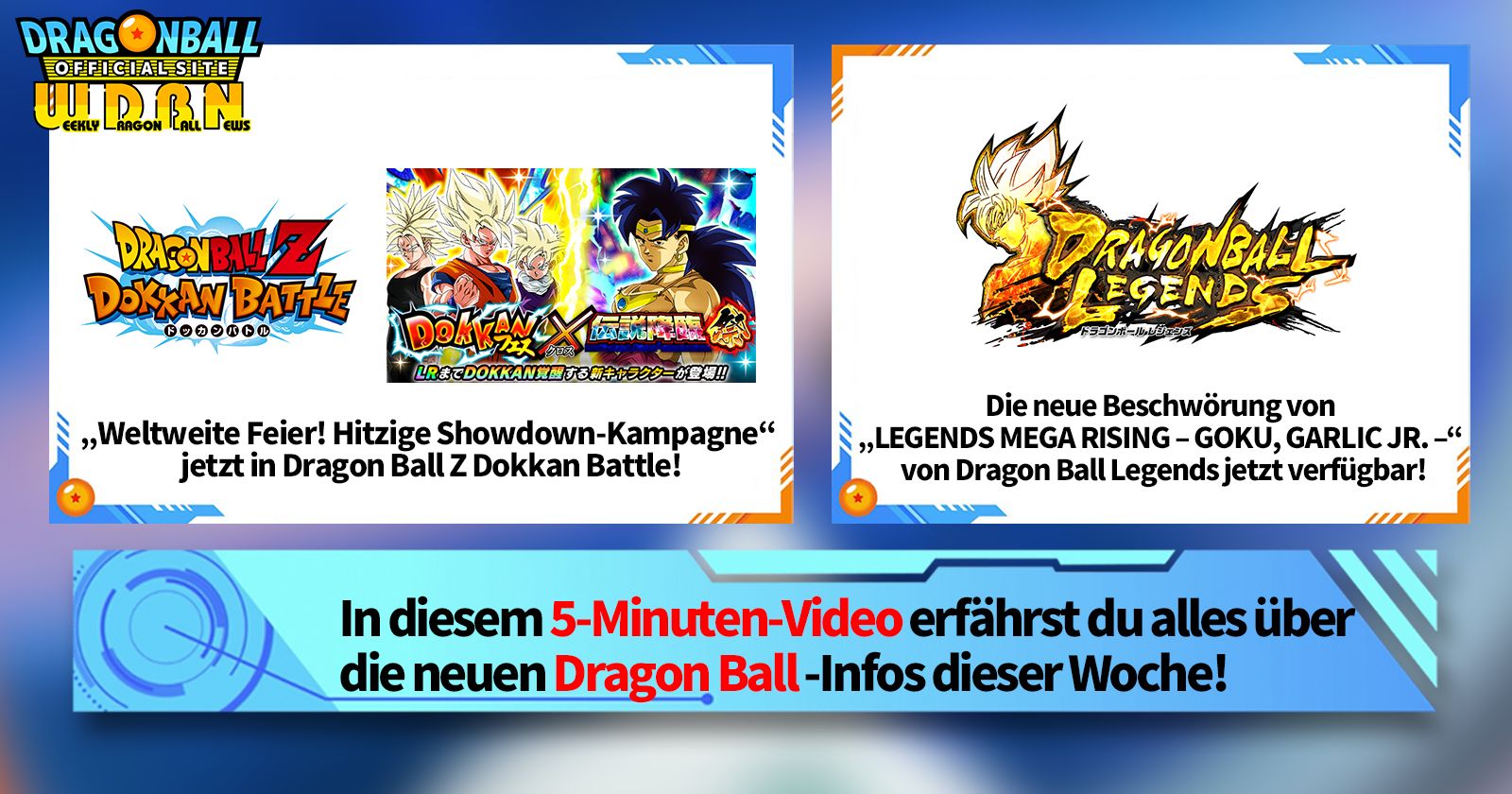 [2. September] Weekly Dragon Ball News !