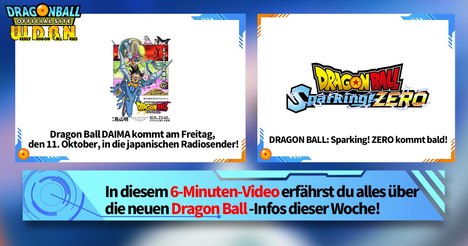 [7. Oktober] Weekly Dragon Ball News !