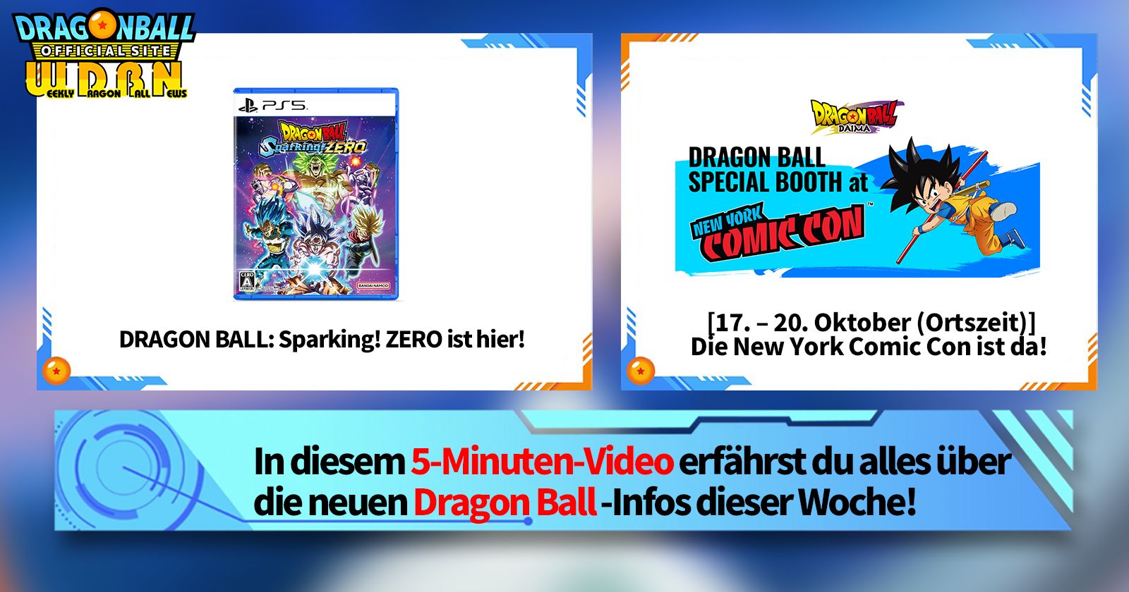 [14. Oktober] Weekly Dragon Ball News !