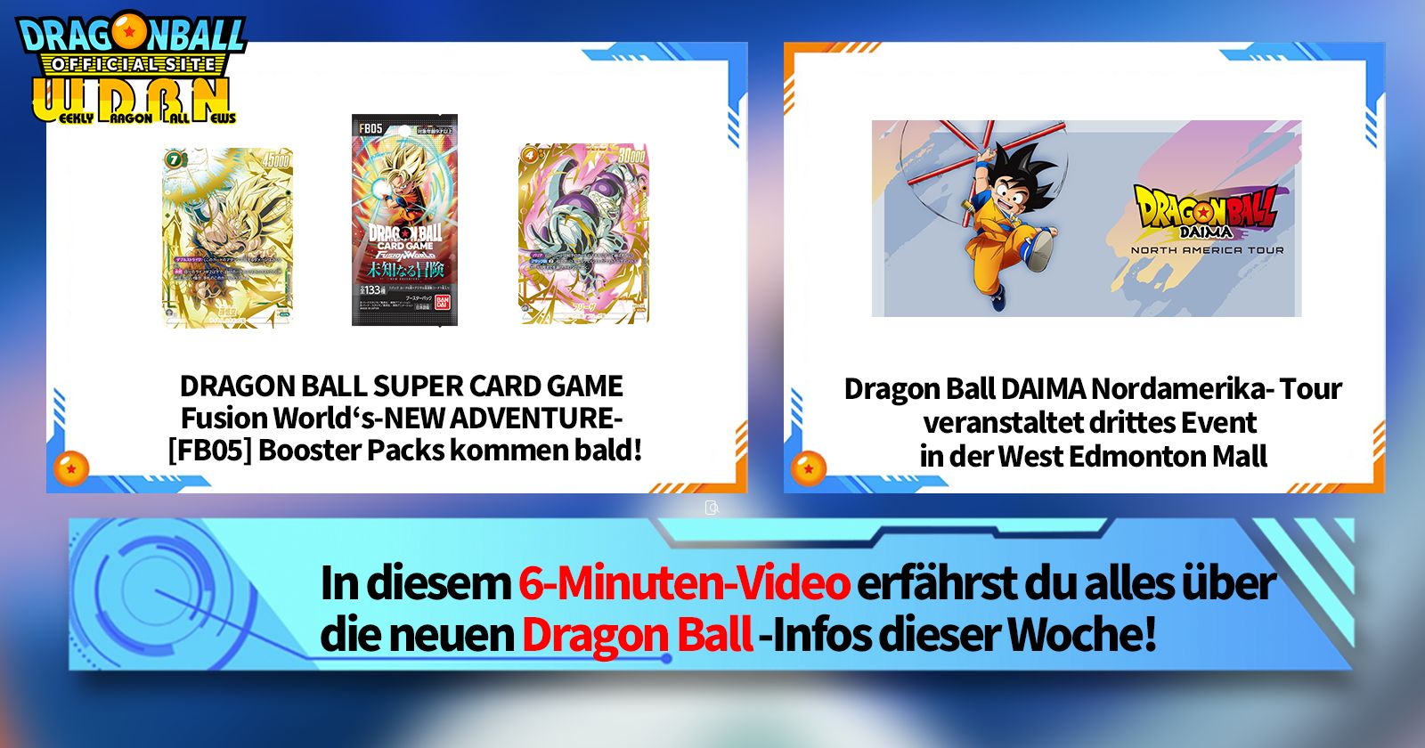 [10. Februar] Weekly Dragon Ball News !