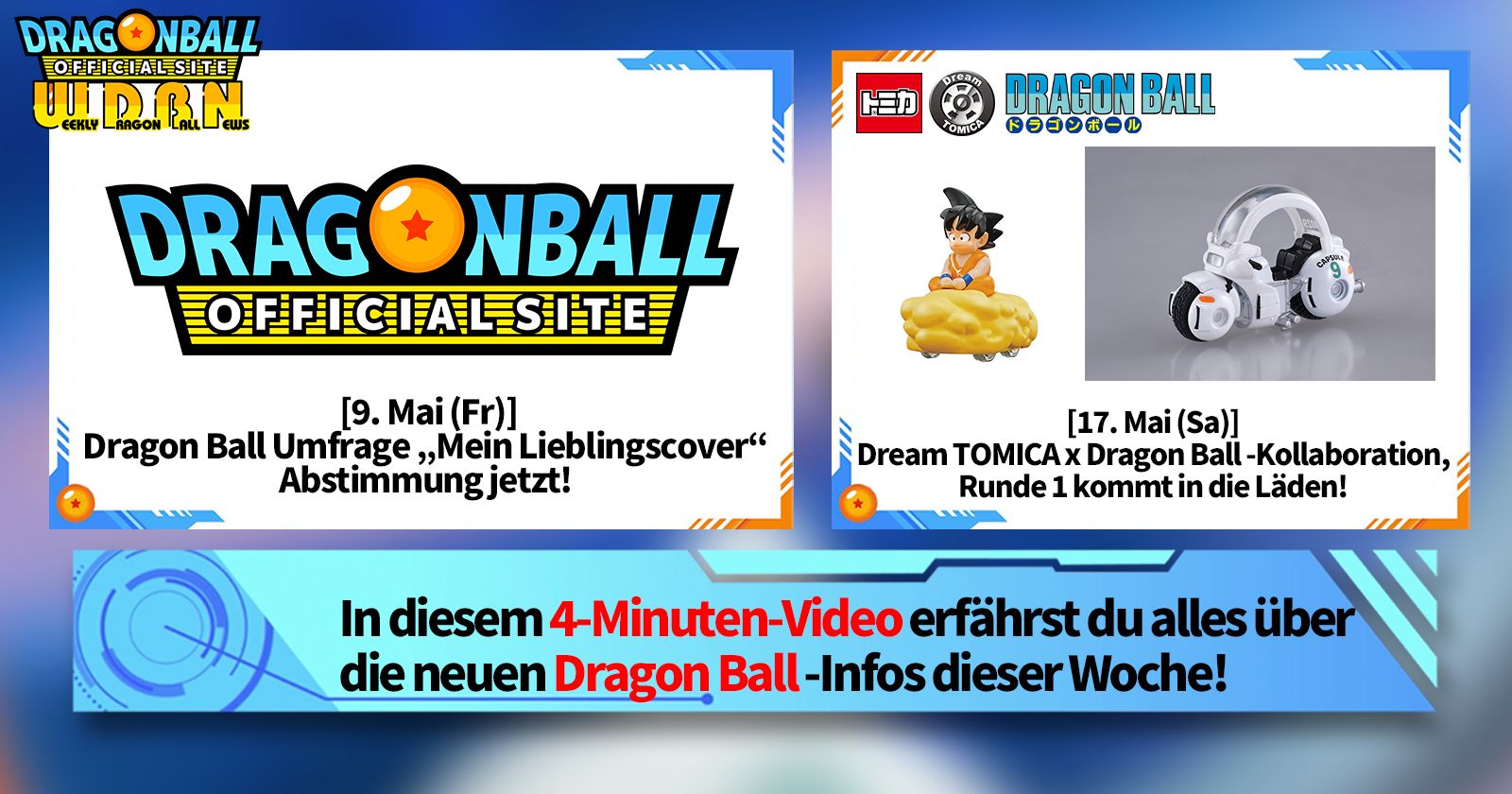 [12. Mai] Weekly Dragon Ball News !