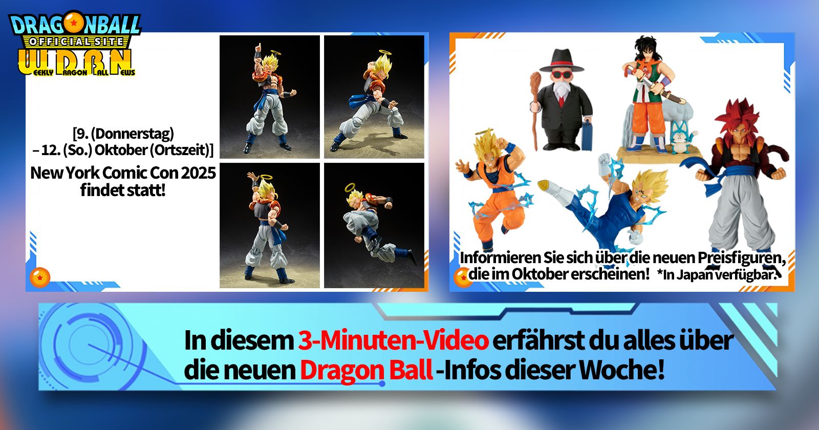 [6. Oktober] Weekly Dragon Ball News !