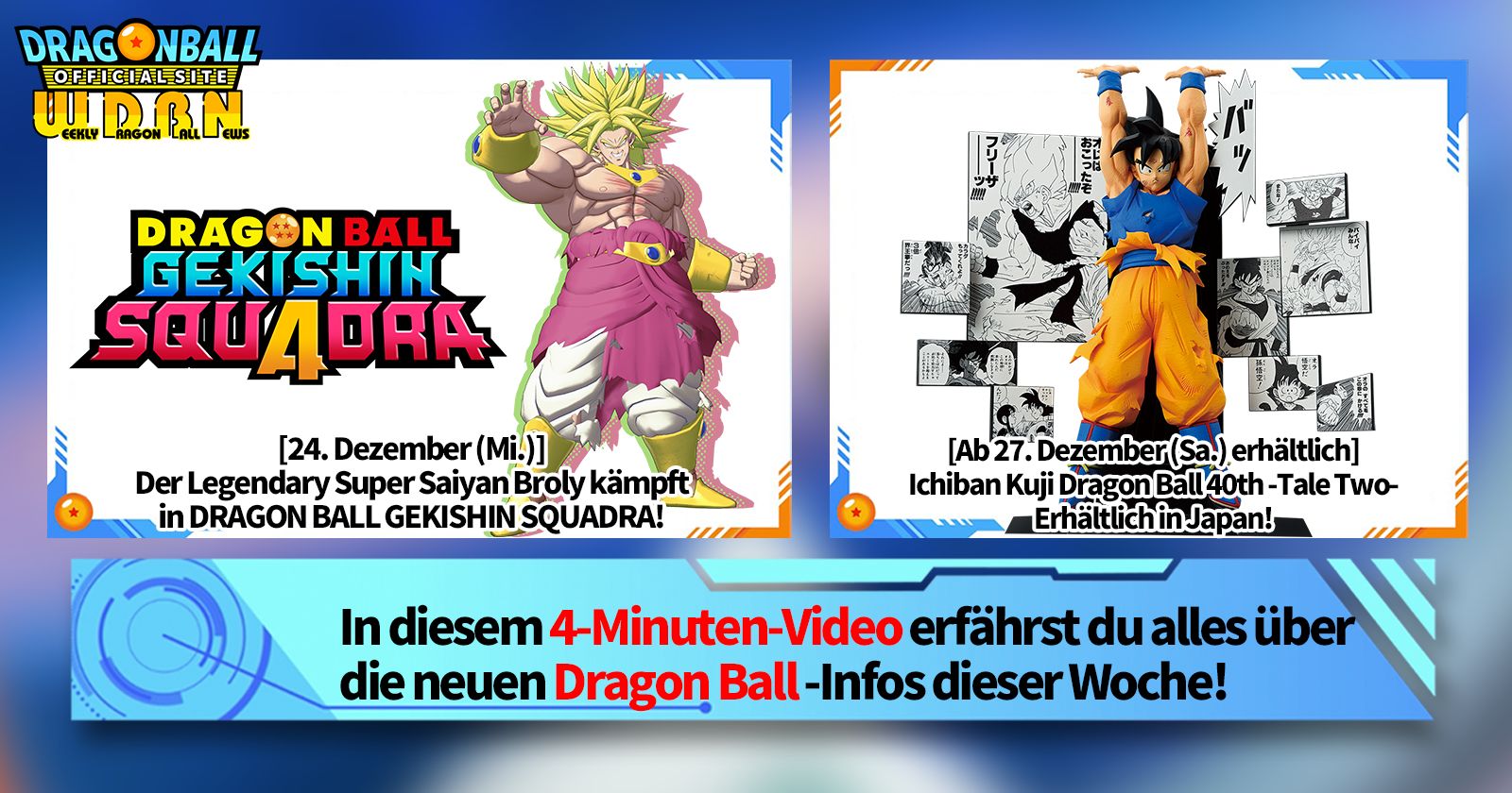 [22. Dezember] Weekly Dragon Ball News -Sendung!