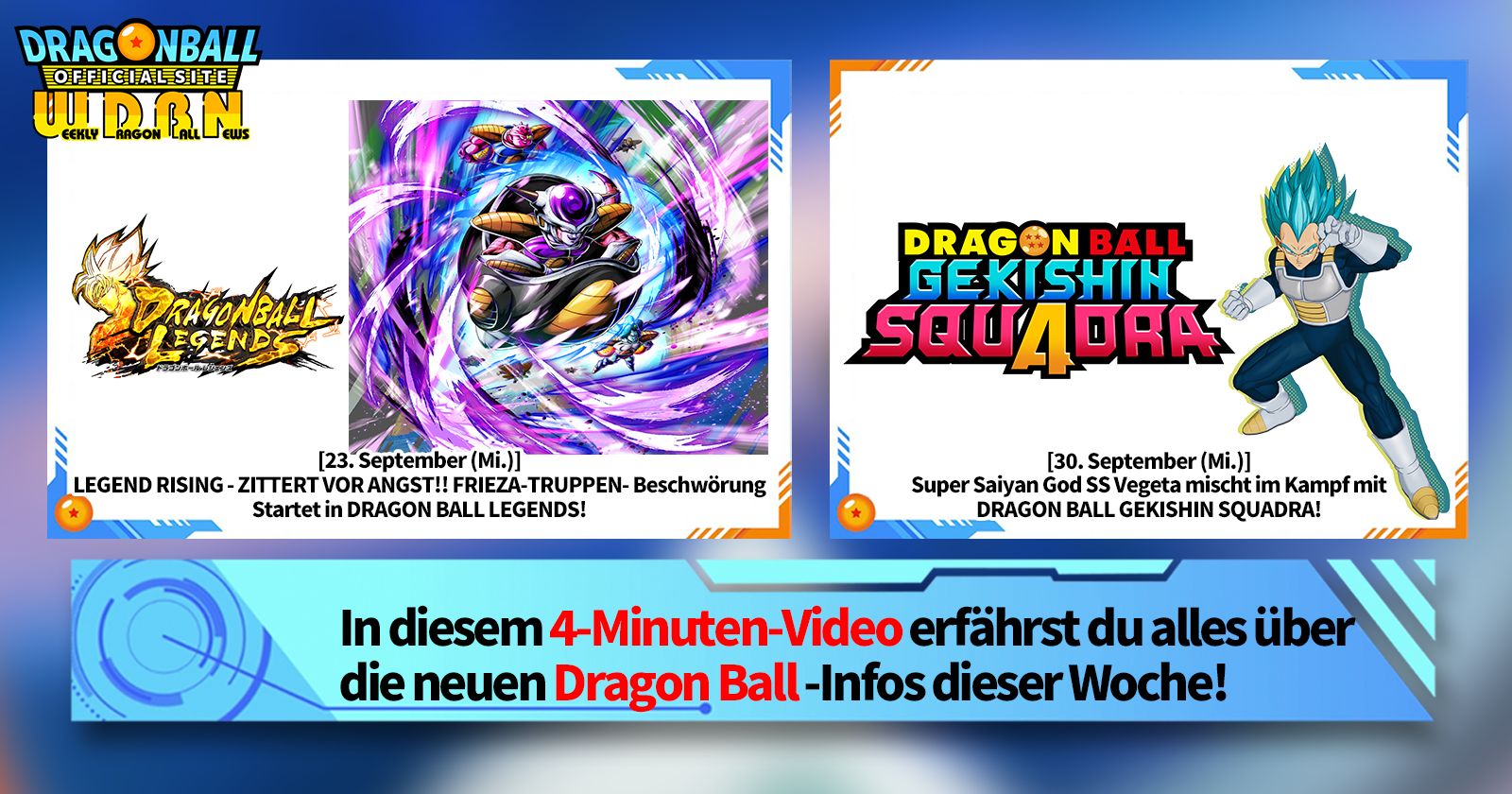 [28. September] Weekly Dragon Ball News -Sendung!
