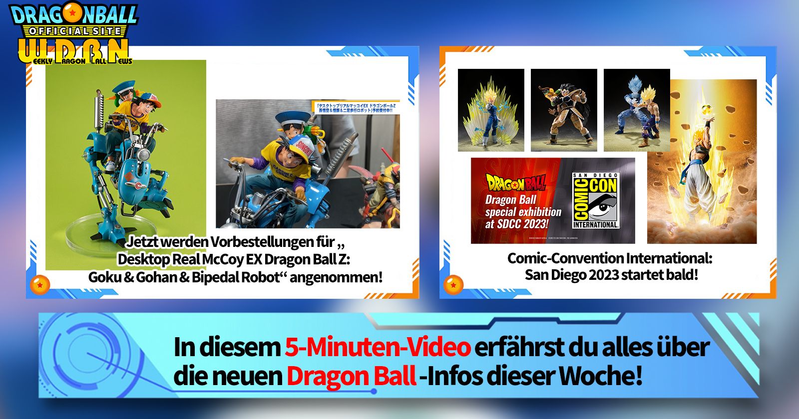 [17. Juli] Weekly Dragon Ball News !