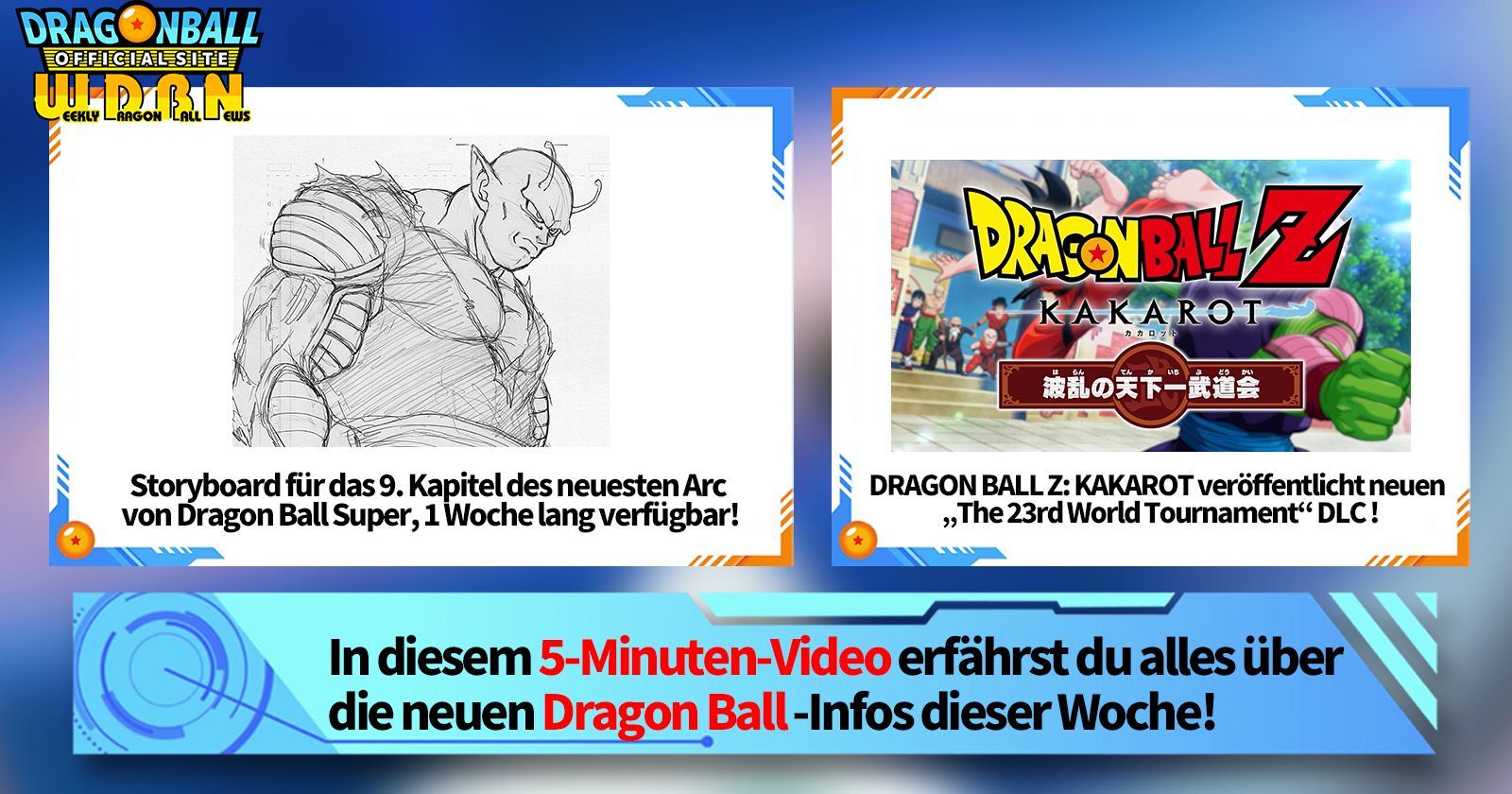 [14. August] Weekly Dragon Ball News !