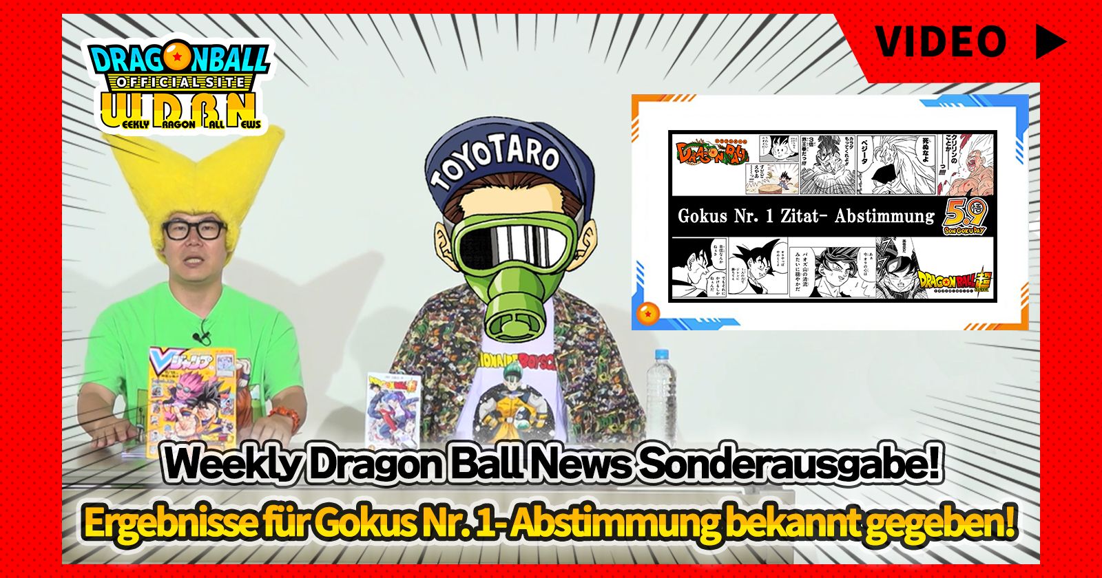 [21. August] Weekly Dragon Ball News Sonderausgabe! Ergebnisse für Gokus Nr. 1- Abstimmung bekannt gegeben!