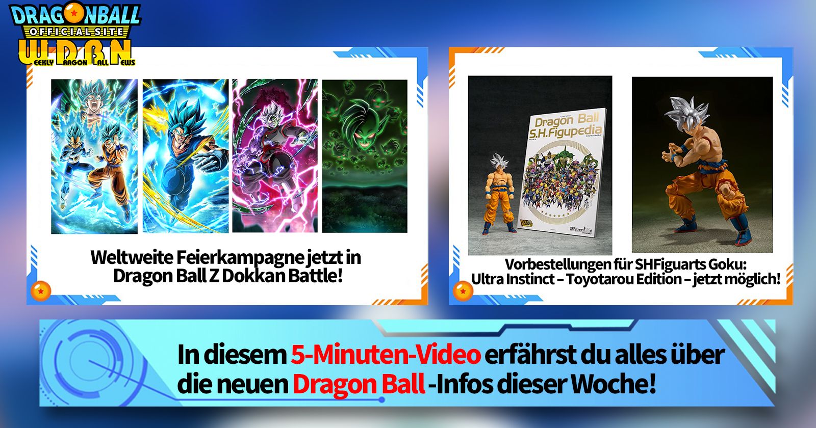 [28. August] Weekly Dragon Ball News !