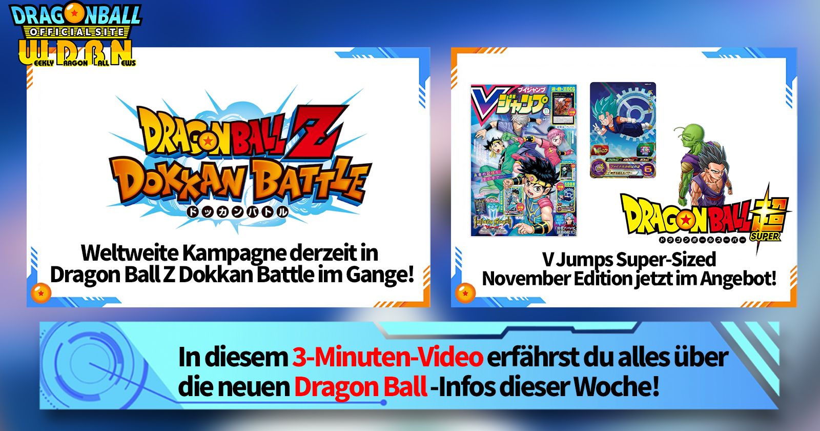 [25. September] Weekly Dragon Ball News !