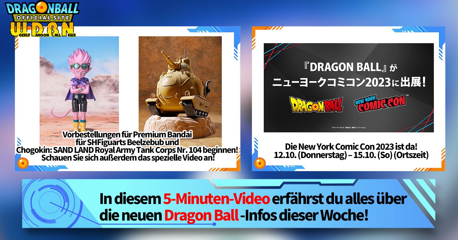 [9. Oktober] Weekly Dragon Ball News !