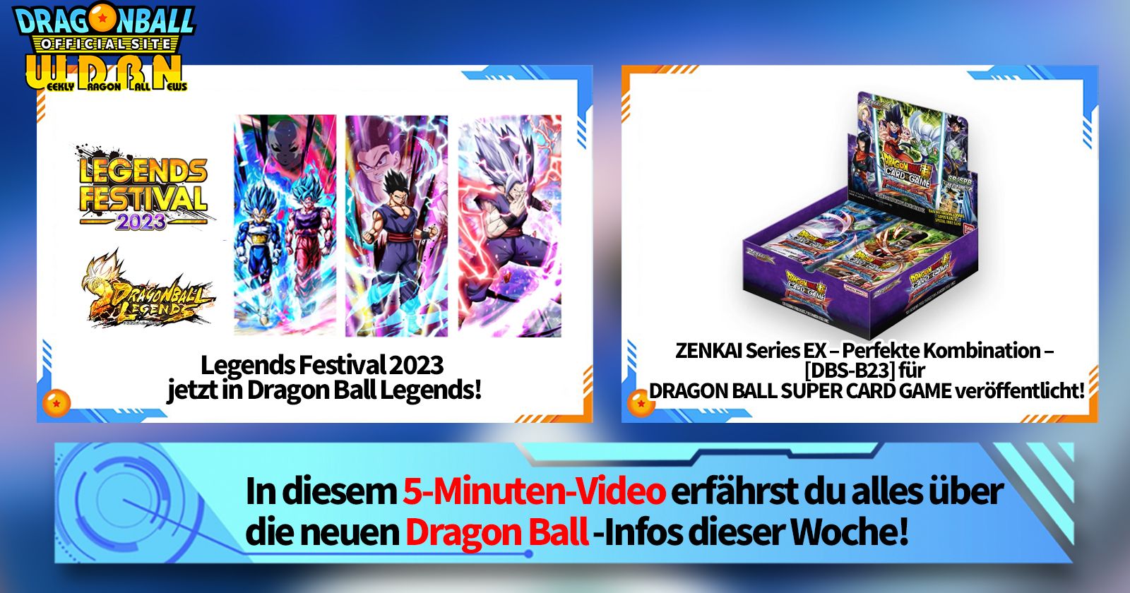 [27. November] Weekly Dragon Ball News !
