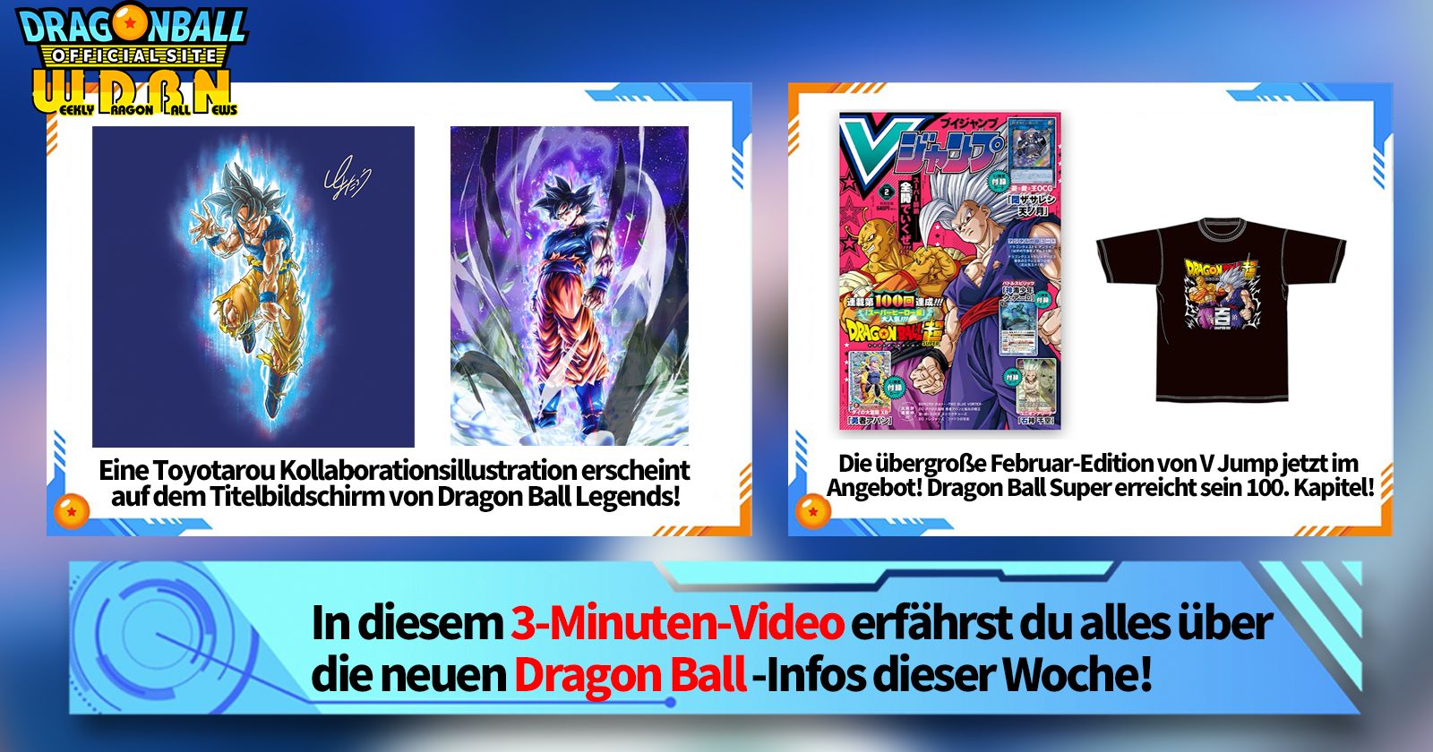 [25. Dezember] Weekly Dragon Ball News !