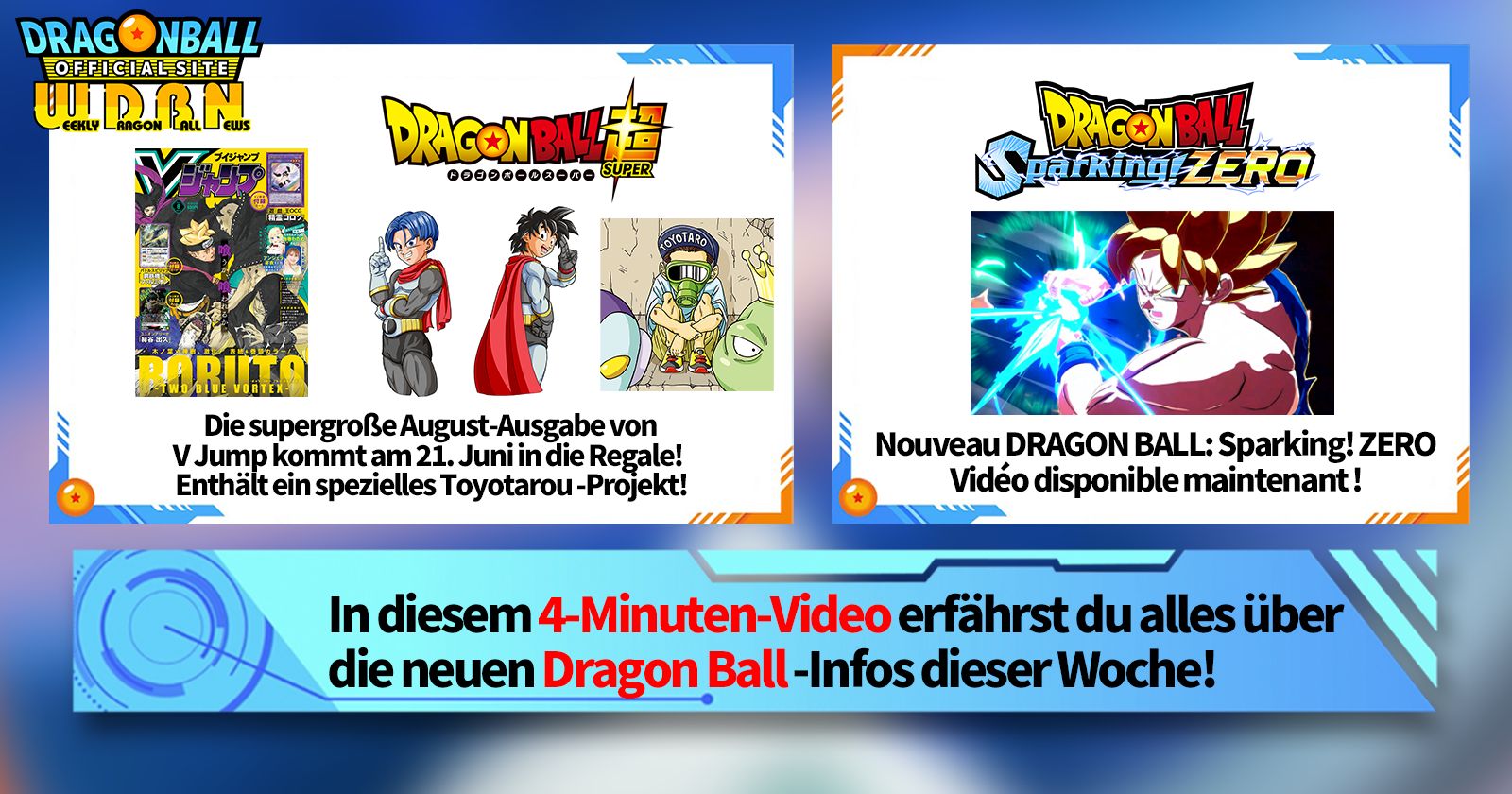 [17. Juni] Weekly Dragon Ball News !