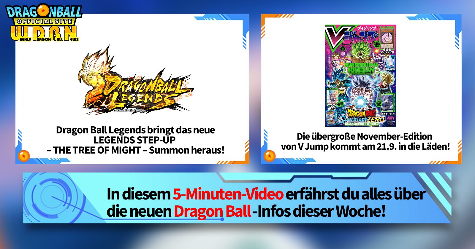 [23. September] Weekly Dragon Ball News !