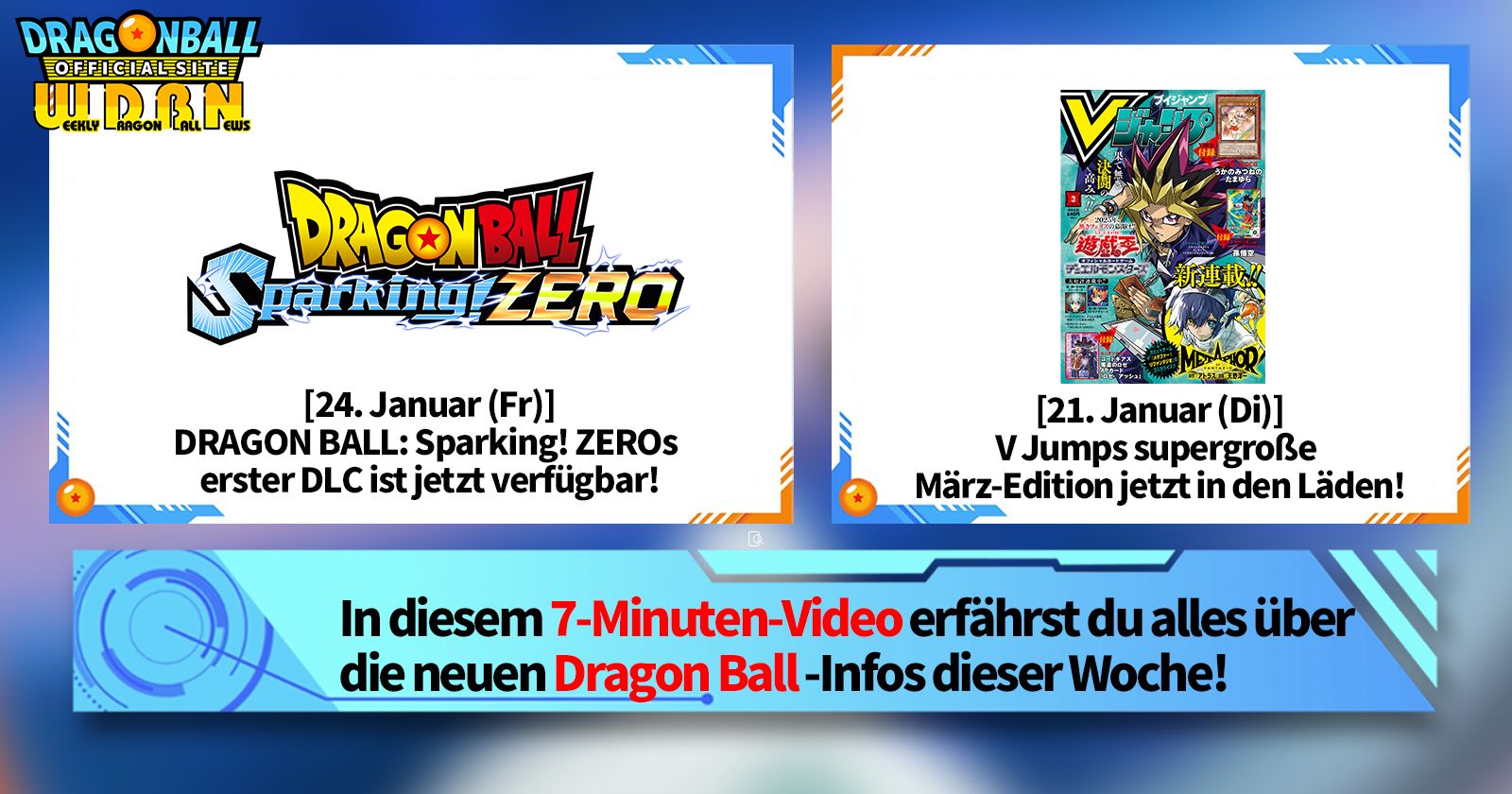 [27. Januar] Weekly Dragon Ball News !