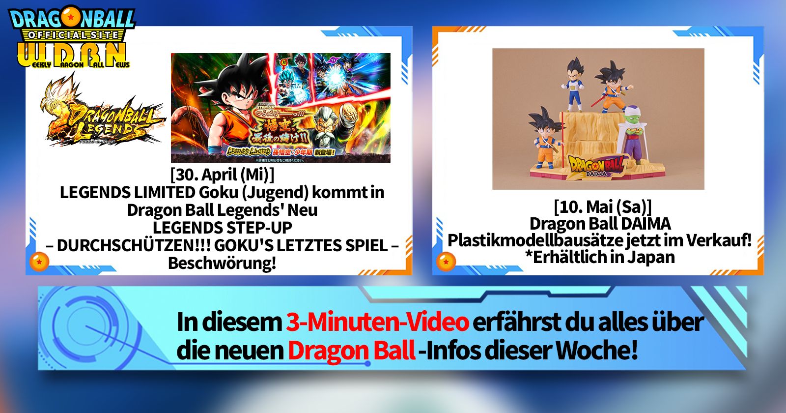[5. Mai] Weekly Dragon Ball News !