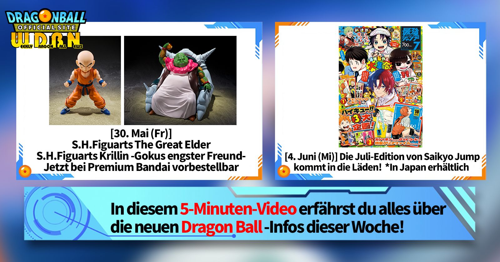 [2. Juni] Weekly Dragon Ball News !