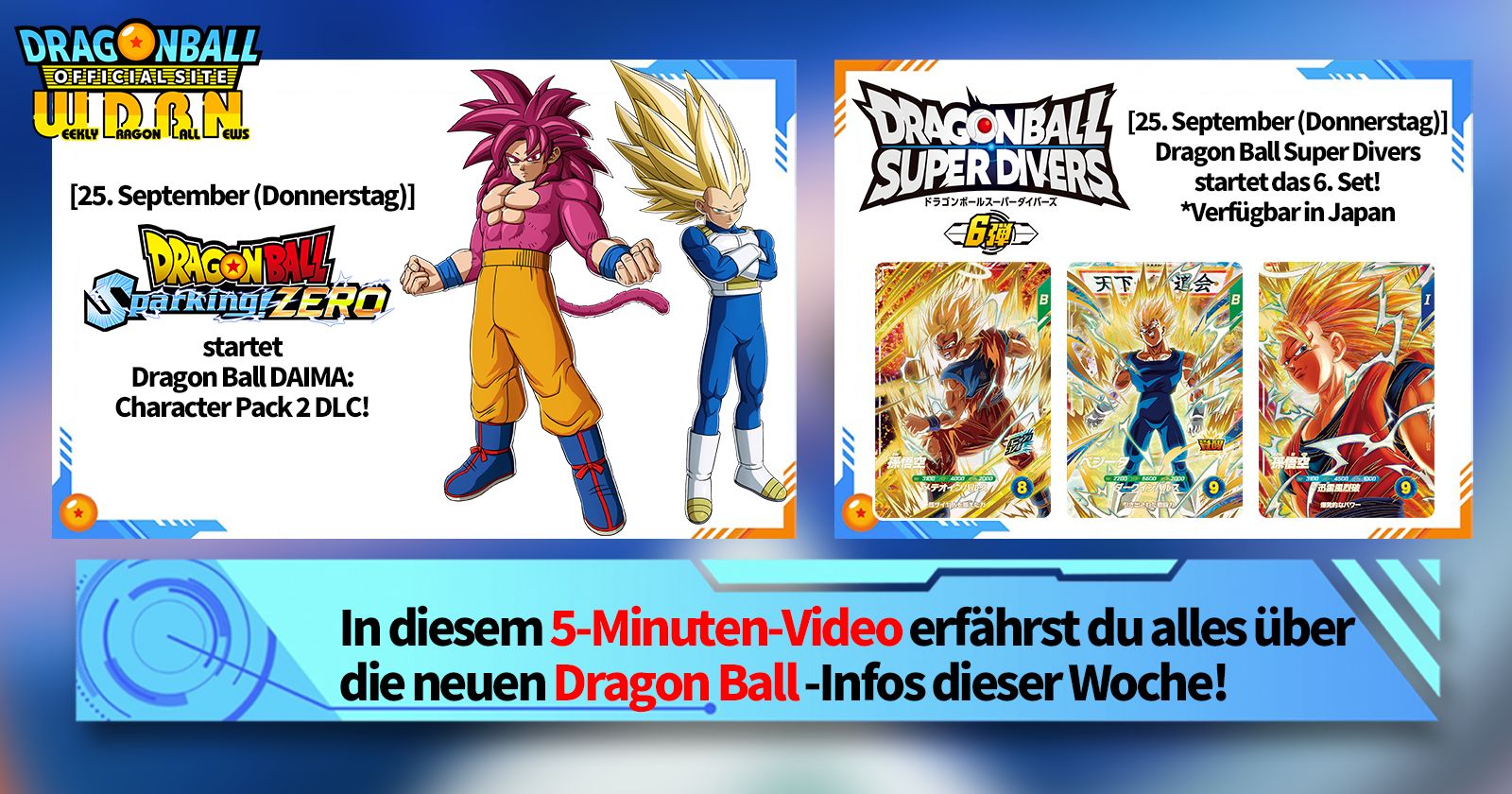 [22. September] Weekly Dragon Ball News !