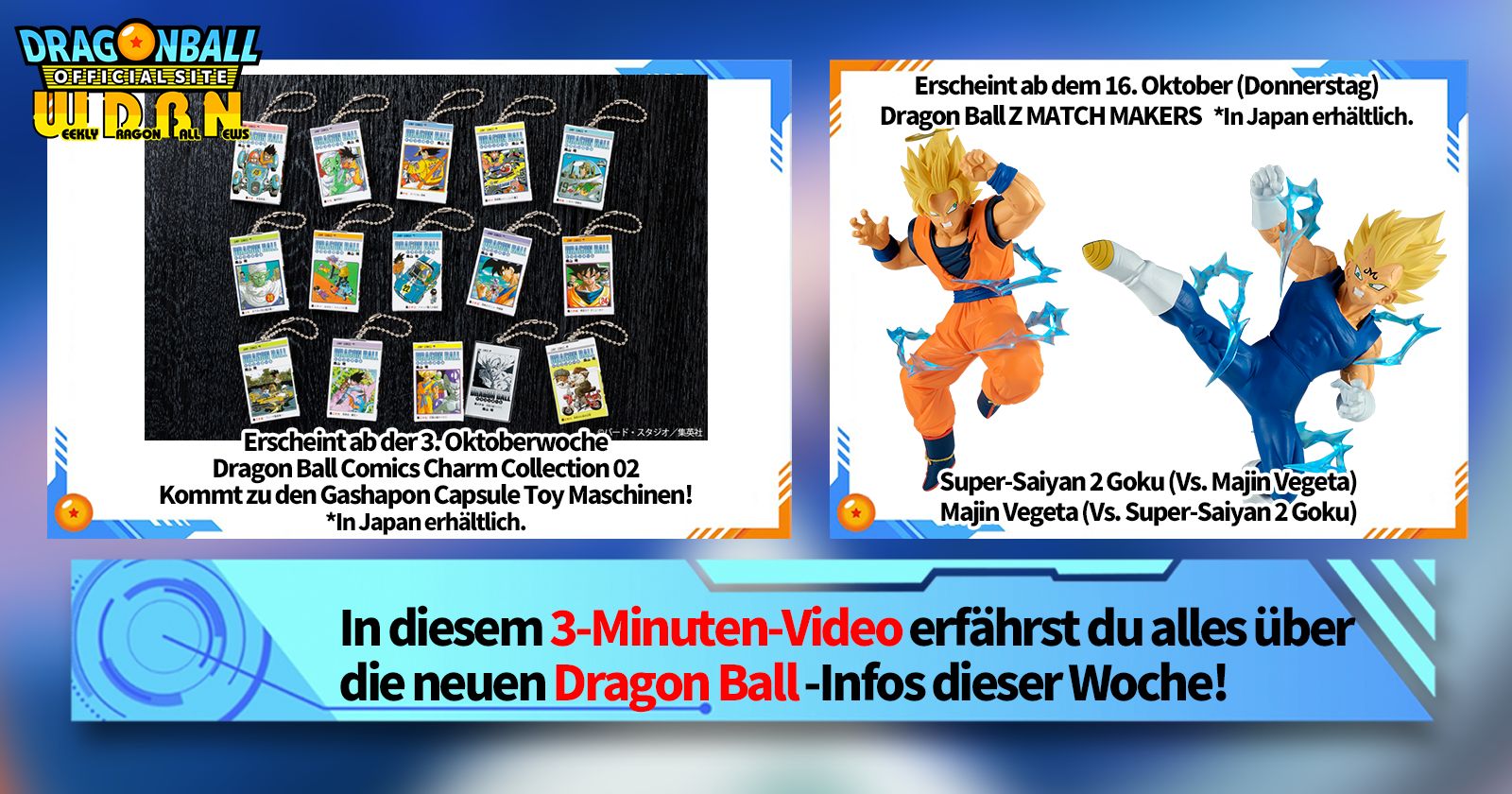 [13. Oktober] Weekly Dragon Ball News !