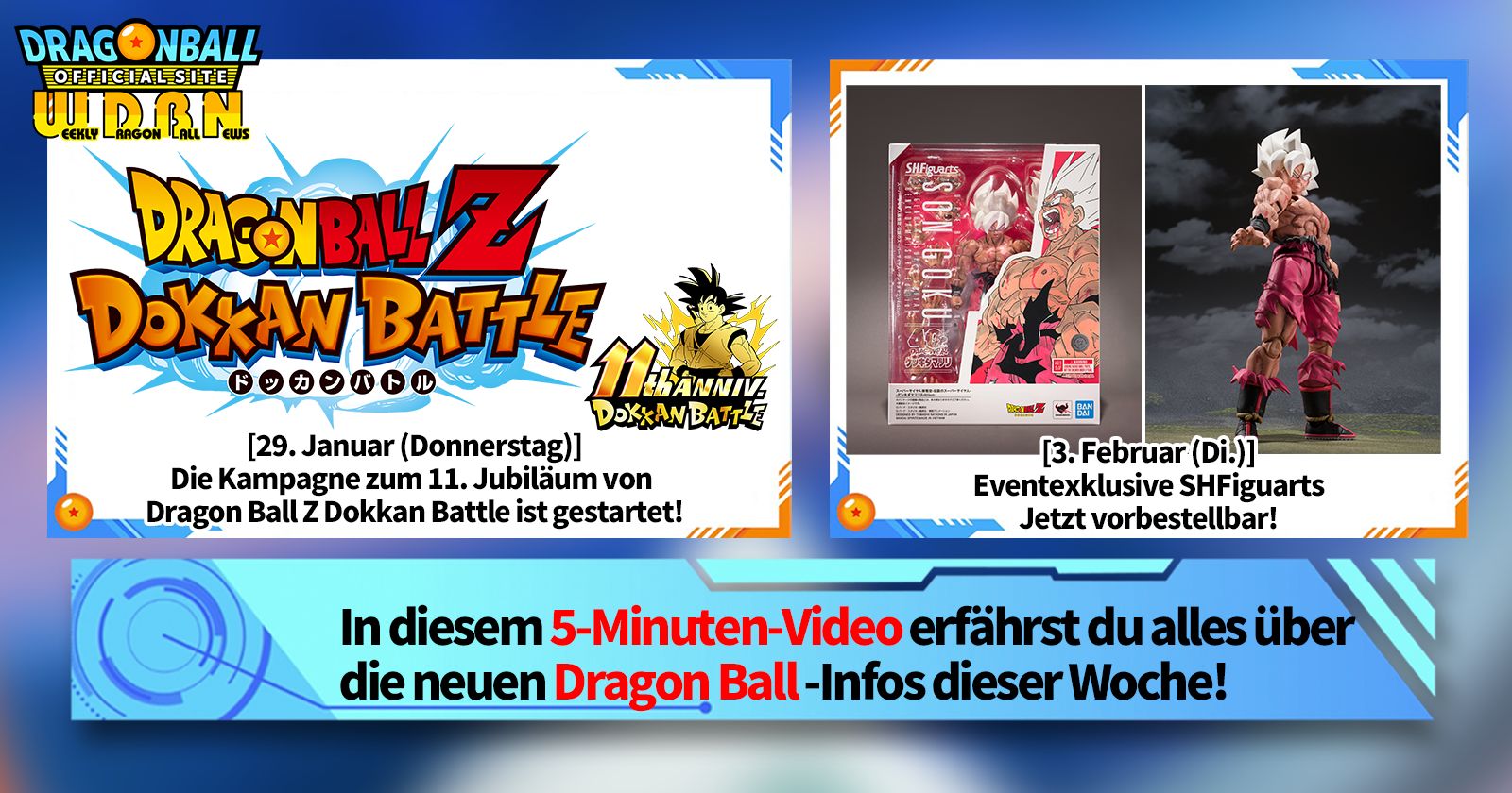 [2. Februar] Weekly Dragon Ball News -Sendung!