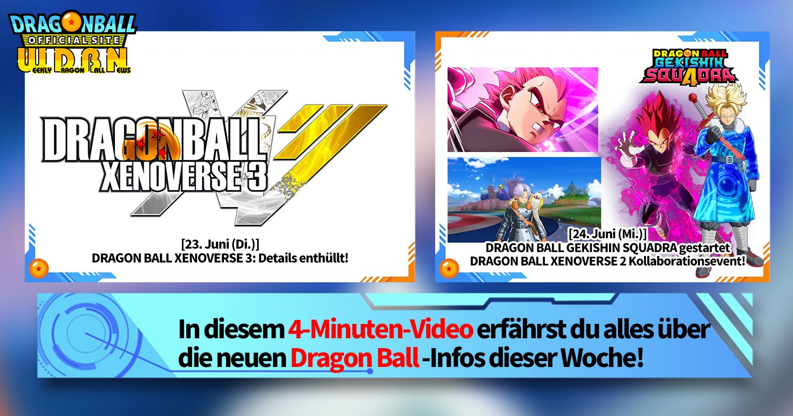 [29. Juni] Weekly Dragon Ball News -Sendung!