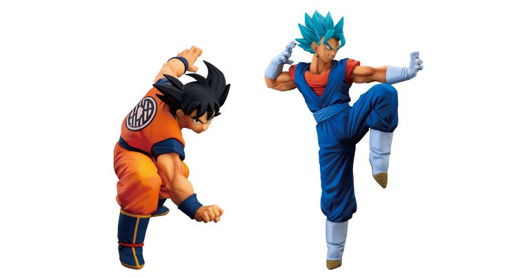 Son Goku und Super Saiyan God Super Saiyan Vegito der "Goku FES !!" Serie!