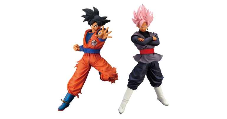 Super Saiyan Rosé Goku Black und Goku kommen in "CHOSENSHIRETSUDENⅡ" an!