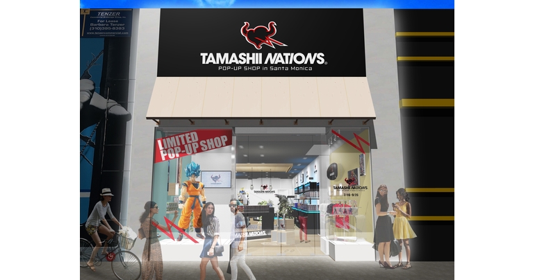 "TAMASHII NATIONS Pop-up-Shop in Santa Monica" bereitet sich auf die Eröffnung in den USA vor!