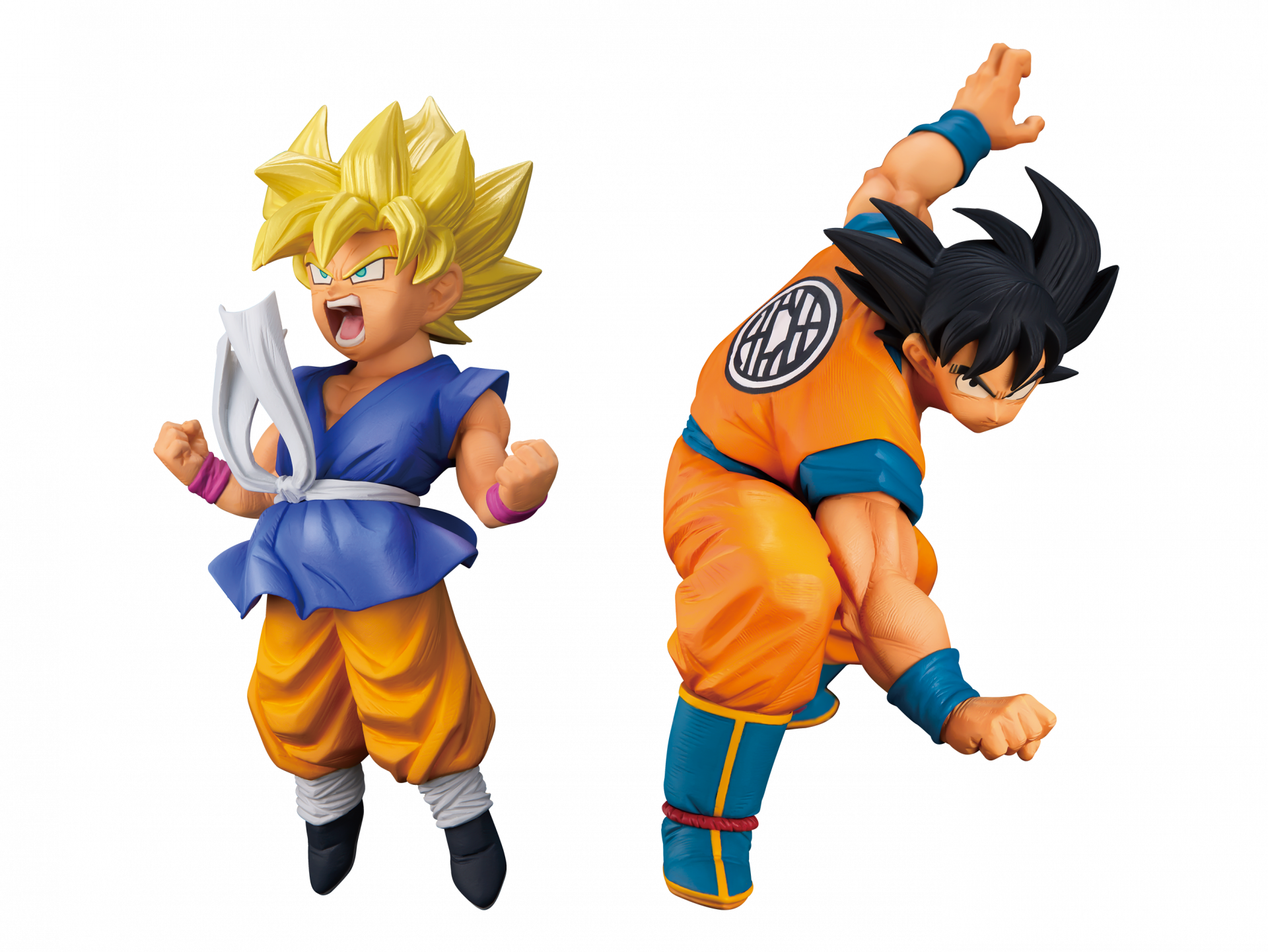 Goku-FES!! Nr.16! Super Saiyan -Goku (Kind) & Schwarzhaar-Goku Treten Sie der "Goku FES!!" Serie! Demnächst in Game Centern erhältlich!
