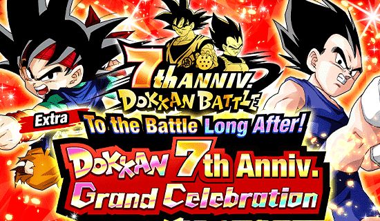 Auf die Schlacht lange danach! Große Dokkan-Feier zum 7. Jubiläum jetzt in Dragon Ball Z Dokkan Battle! Neues Extreme Z-Battle erhält erweiterte Veröffentlichung in der globalen Version!