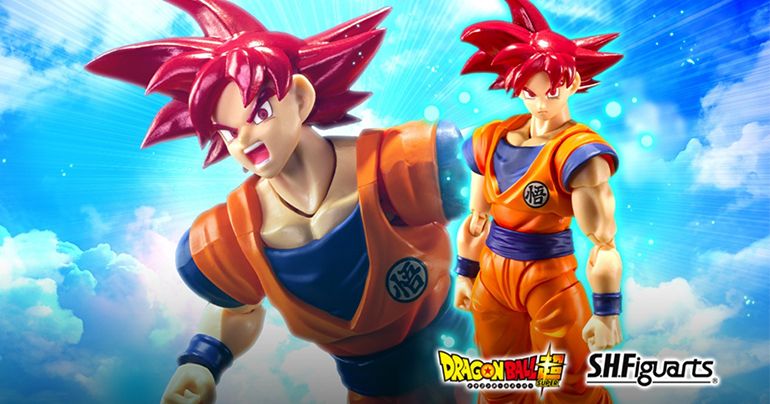Weltenthüllung von SHFiguarts Super Saiyan God Goku – Saiyajin-Gott der Tugend – auf der New York Comic Con!