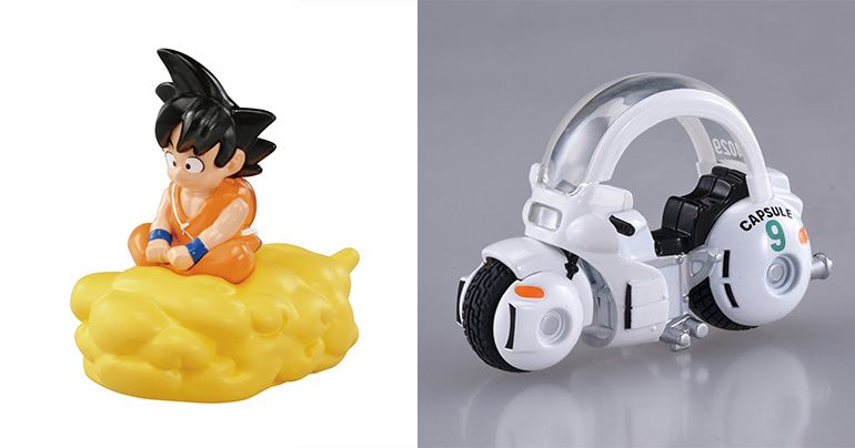 Träume werden wahr! Gokus Kintoun und Bulmas Capsule No.9 Motorcycle aus der TOMICA X Dragon Ball -Kollaboration jetzt erhältlich!