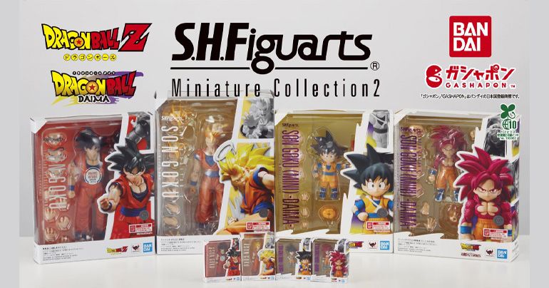 Dragon Ball SHFiguarts Miniature Collection 2 kommt an die Gashapon- Maschinen!